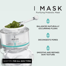 IMAGE Skincare open jar texture showing creamy clay formula for smooth application