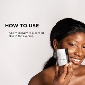 IMAGE Skincare MAX Crème with apple argan edelweiss botanicals highlighting antioxidant benefit