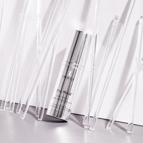 IMAGE Skincare MAX Eye Crème before and after comparison illustrating brighter under-eye