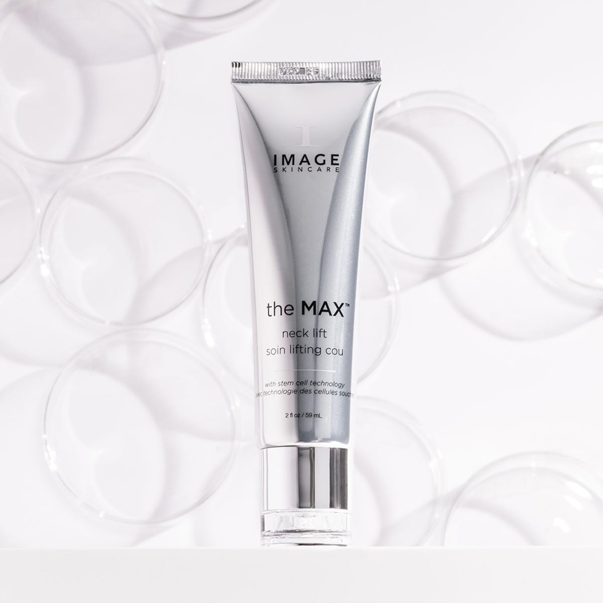 IMAGE Skincare MAX Neck Lift paired with IMAGE serums for layered routine benefit