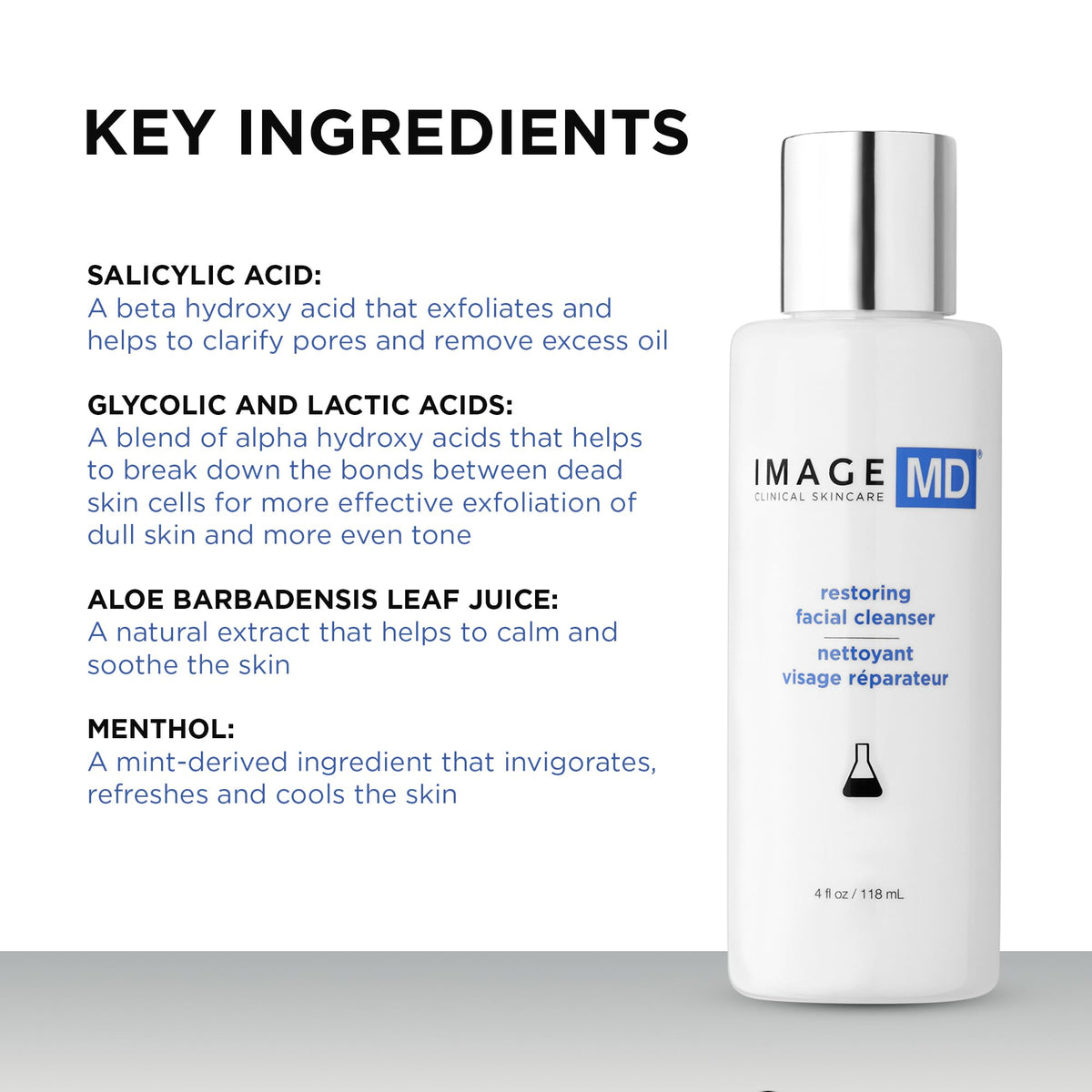 IMAGE Skincare cleanser on sink during routine showing preparation benefit