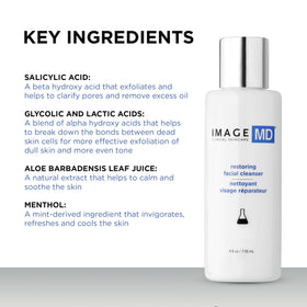 IMAGE Skincare cleanser on sink during routine showing preparation benefit