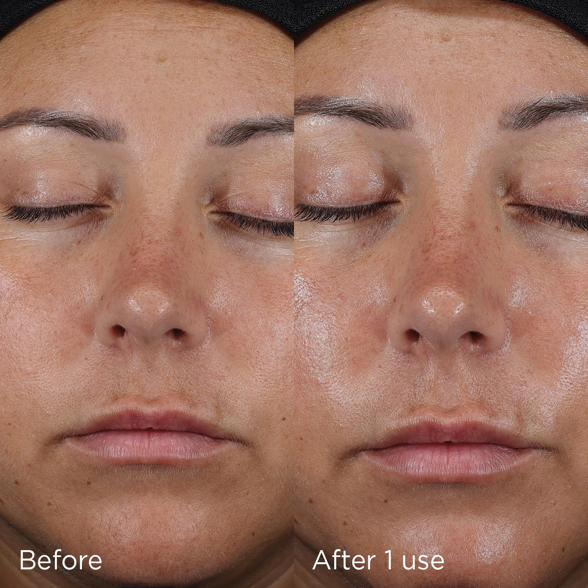 IMAGE Skincare moisturizer swatched on hand for coverage and finish