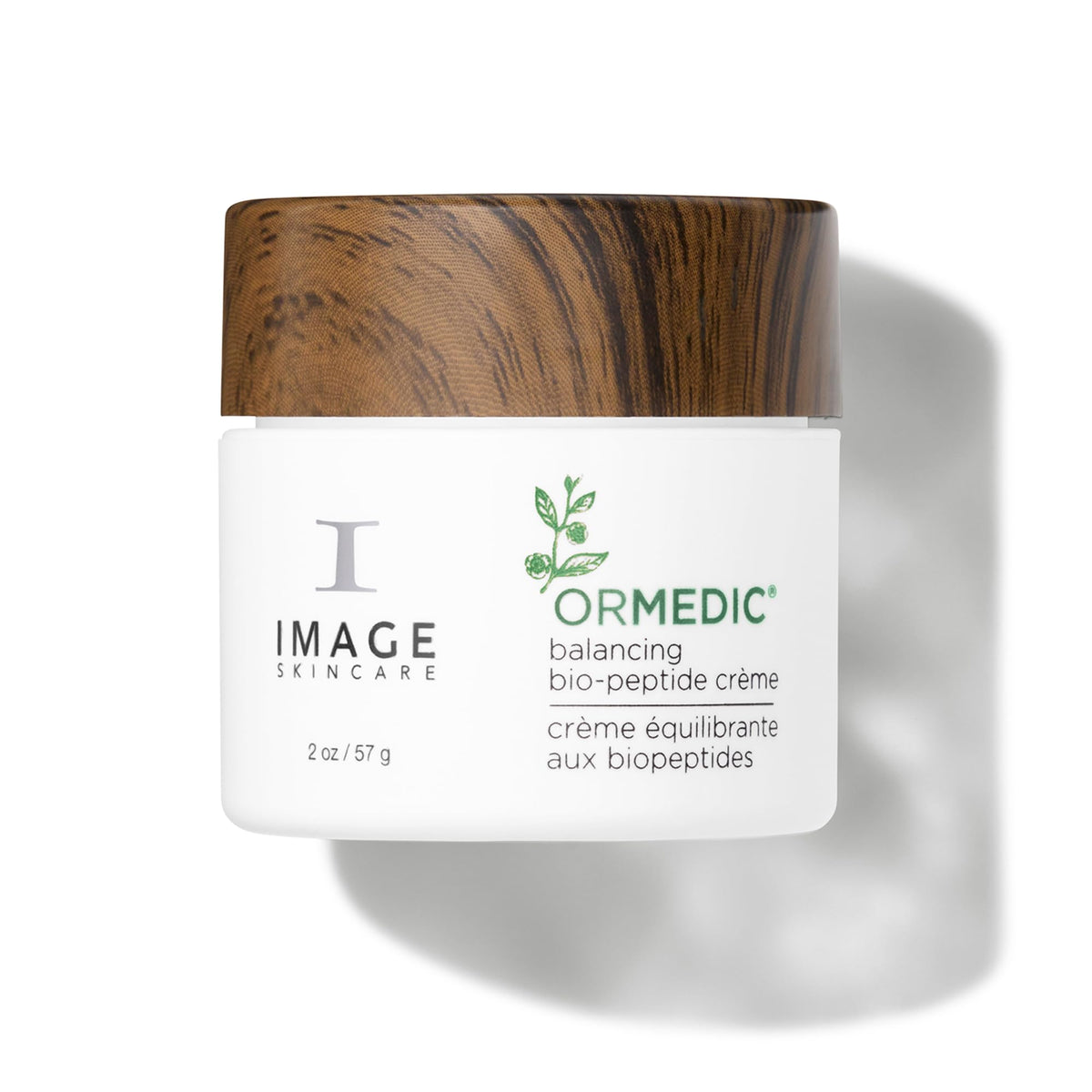IMAGE Skincare ORMEDIC Biopeptide Crème jar front showing label and 2oz packaging benefit