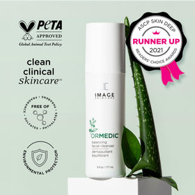 IMAGE Skincare gel texture closeup highlighting gentle foaming and hydration
