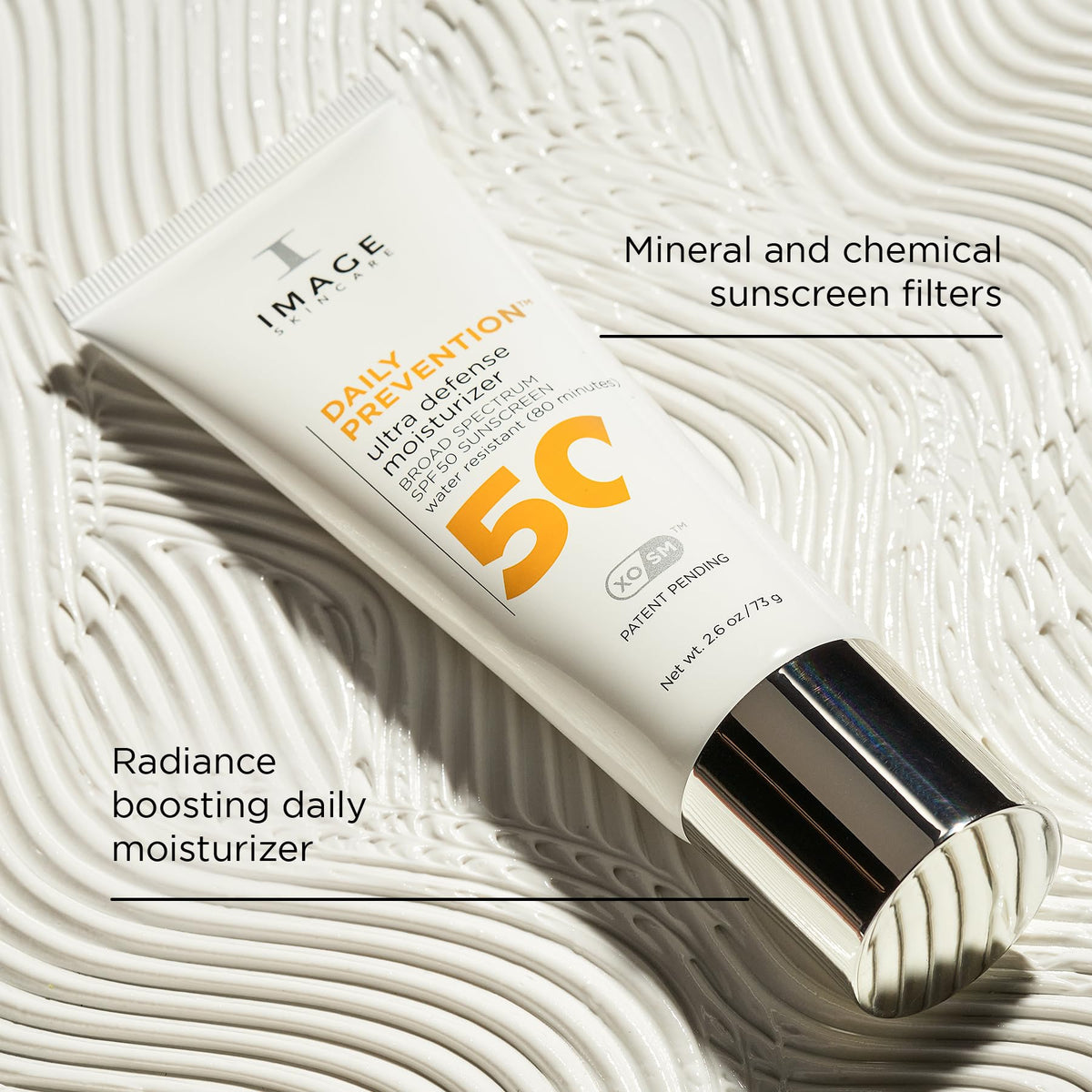 IMAGE Skincare label and pump detail highlighting active filters