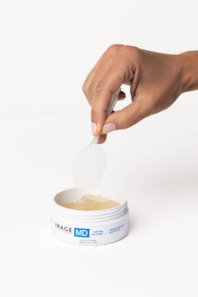 IMAGE Skincare mask beside coin showing true size and scale