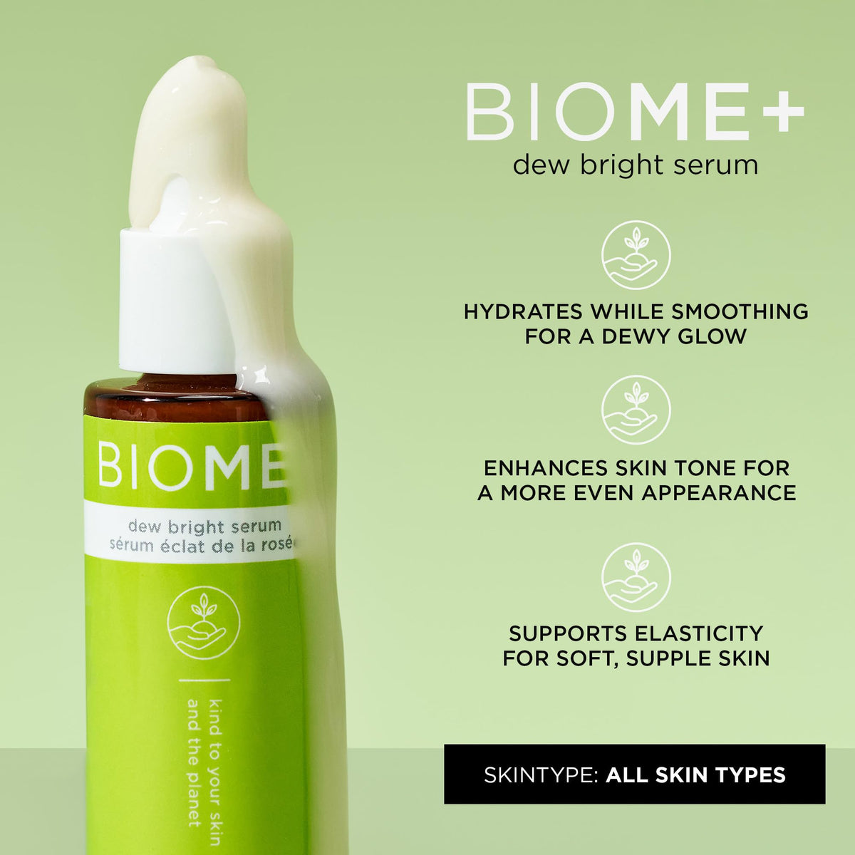 IMAGE Skincare close drop of serum texture demonstrating silky hydration and quick absorption