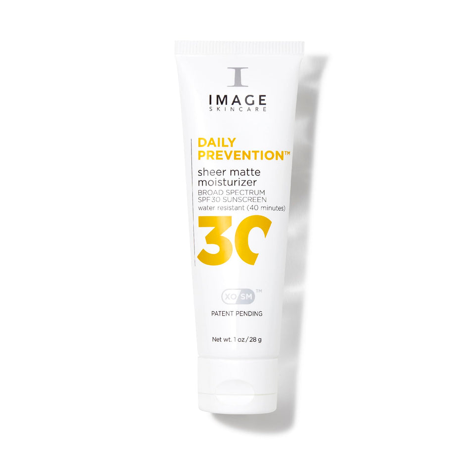 IMAGE Skincare front packaging showing travel-size tube and SPF benefit