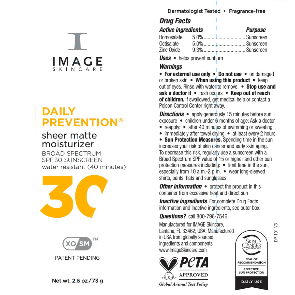 Demonstration of reapplying IMAGE Skincare SPF 30 after outdoor activity for sustained protection