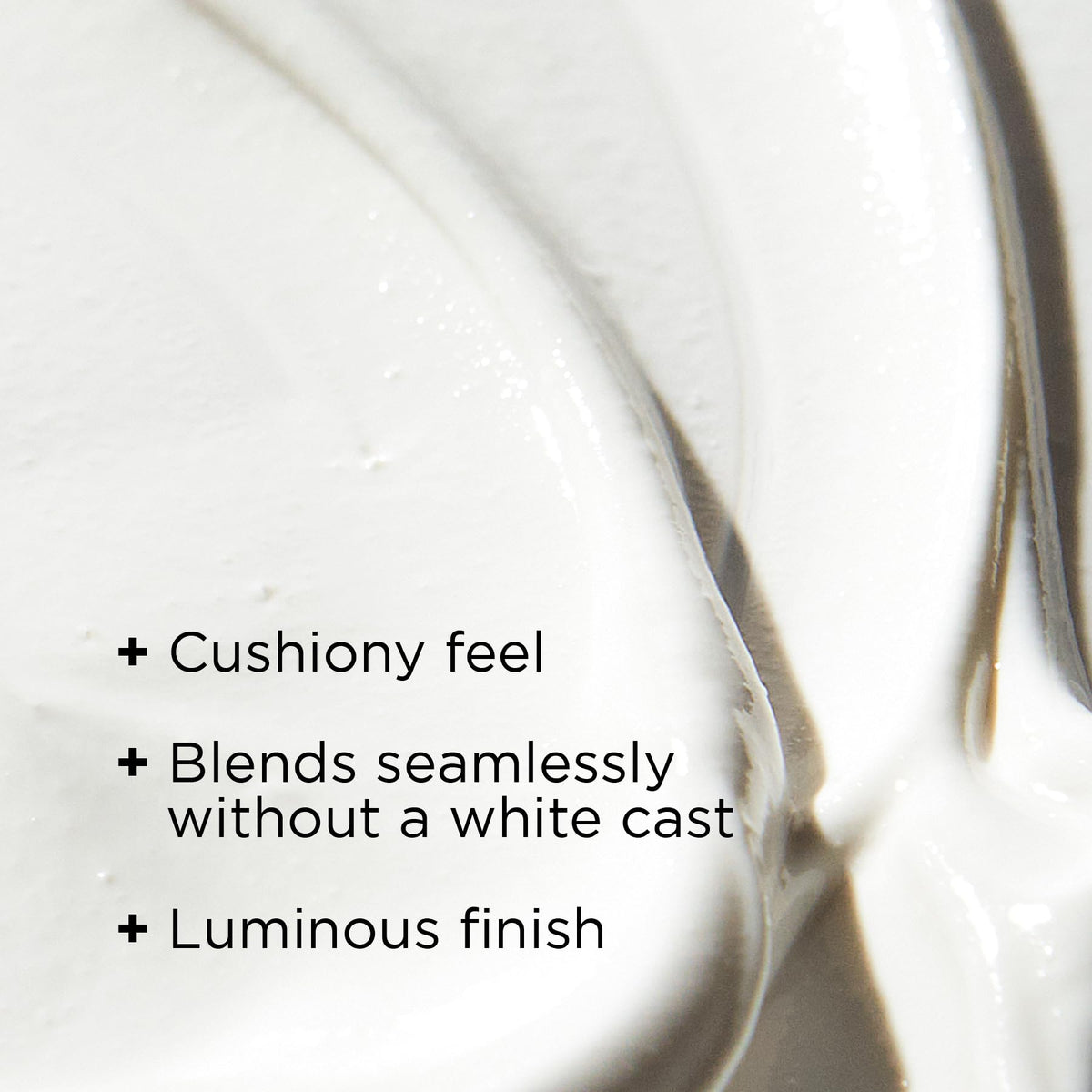 IMAGE Skincare cushiony cream texture demonstrating quick absorption