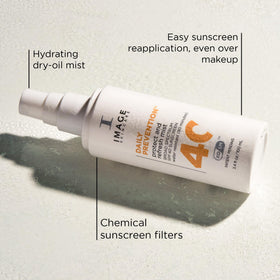 IMAGE Skincare mist texture on hand absorbs quickly for lightweight hydration