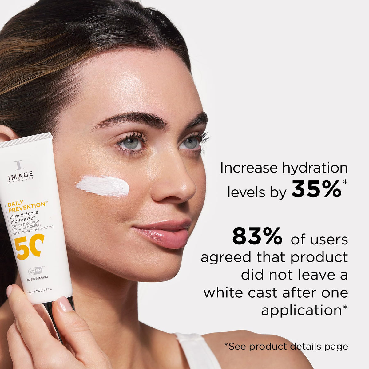 IMAGE Skincare tube staged with sunglasses suggesting outdoor protection