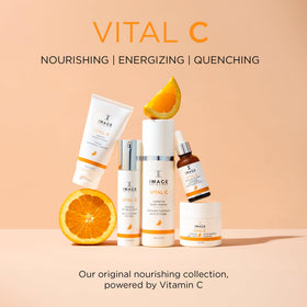 IMAGE Skincare sample in small travel pouch showing portability and convenience