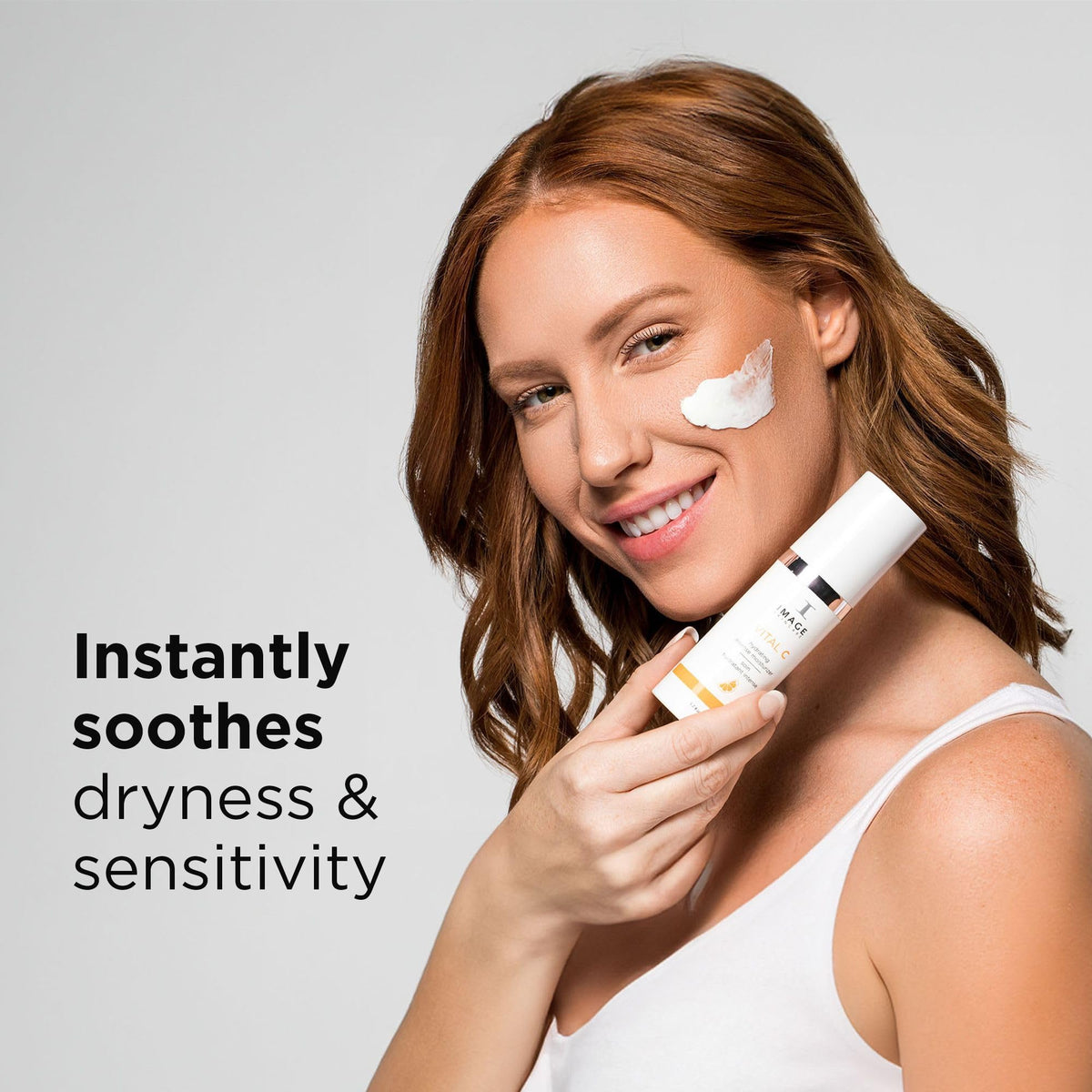 IMAGE Skincare cream texture close-up showing rich hydration