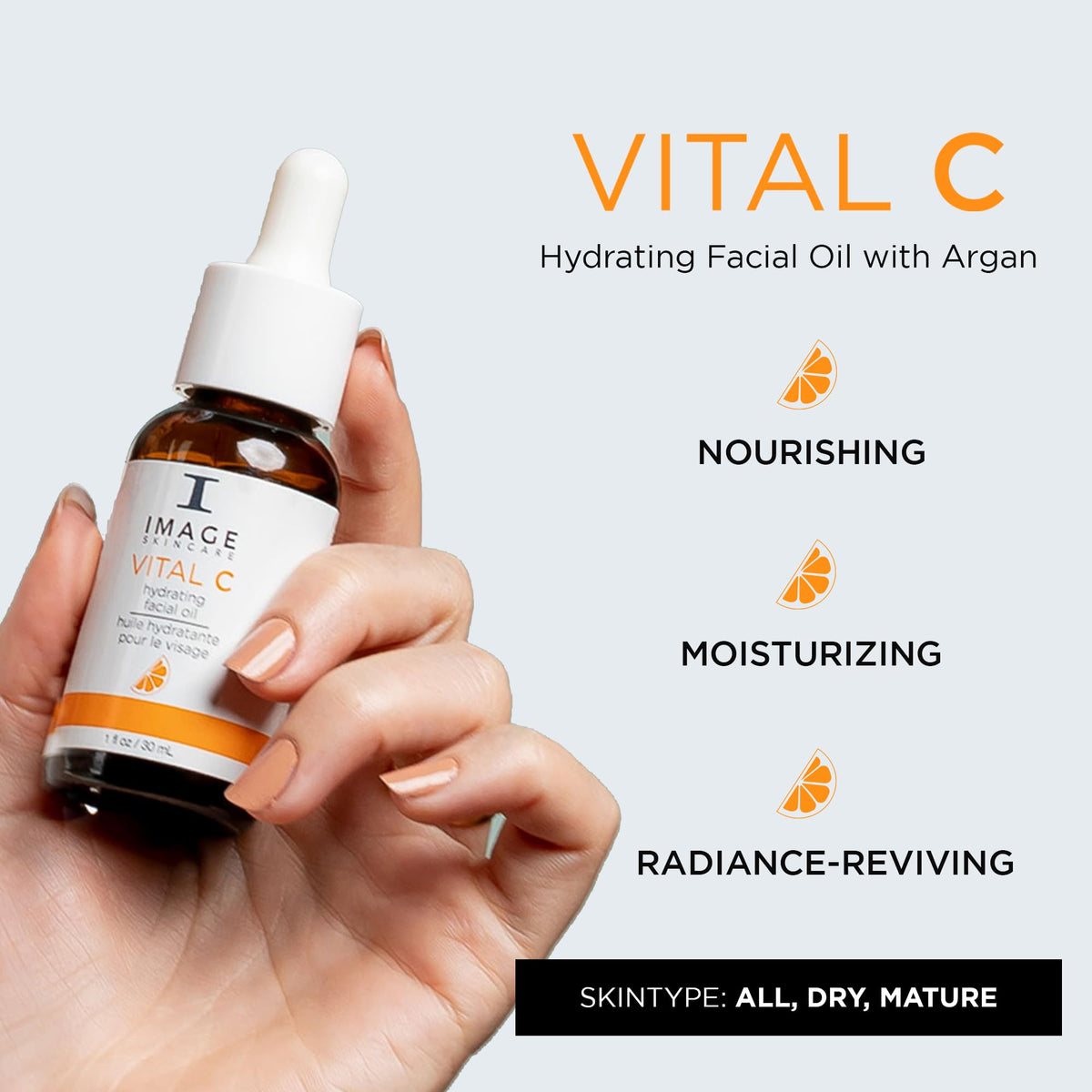 IMAGE Skincare dropper dispensing oil for precise, non-greasy application