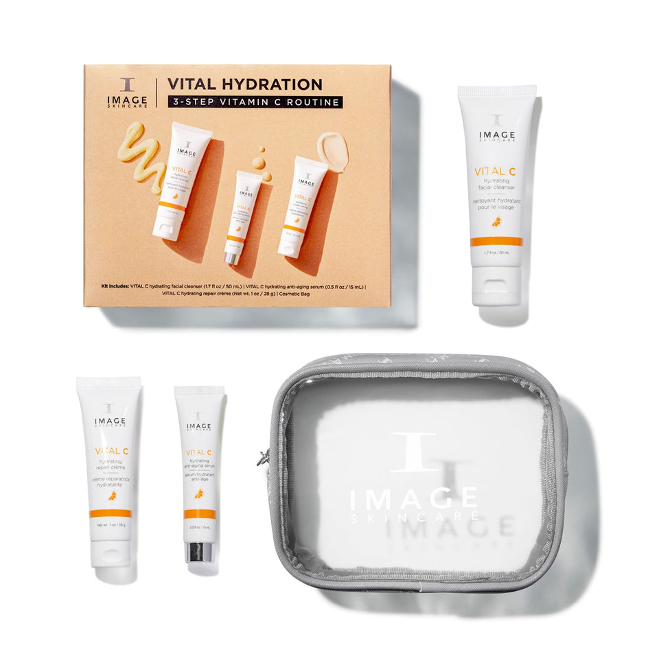 IMAGE Skincare front packaging showing trio and benefits