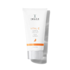 IMAGE Skincare front tube showing product label and compact size for travel