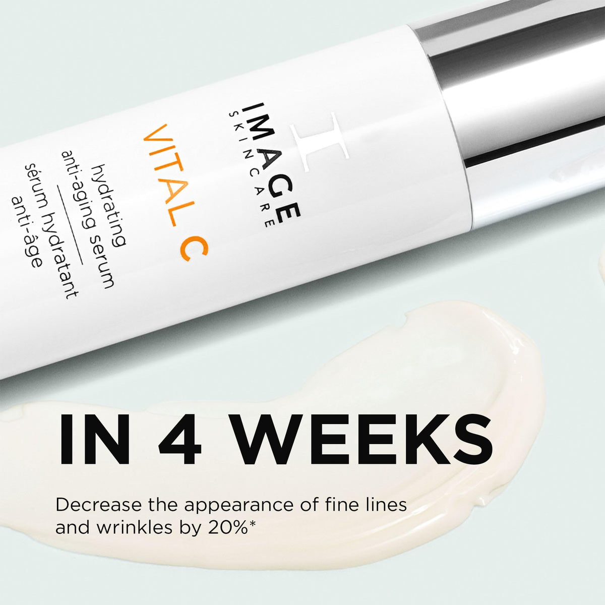 IMAGE Skincare VITAL C paired with hyaluronic booster for enhanced hydration