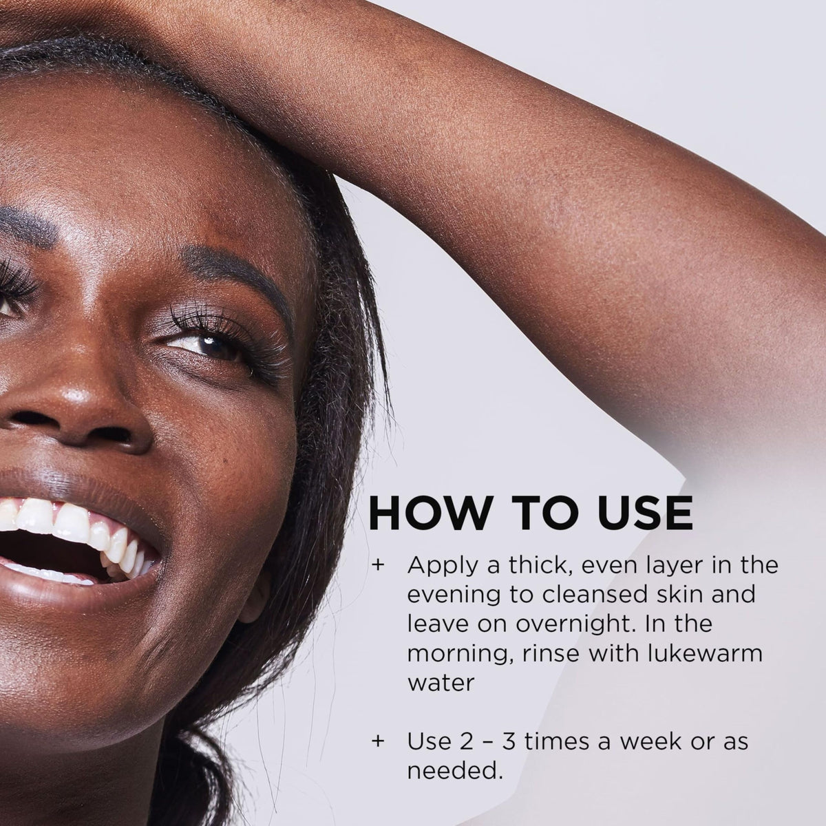 IMAGE Skincare product applied on hand demonstrating spreadability and non-greasy feel