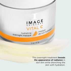 IMAGE Skincare open jar top view revealing smooth gel consistency and easy scoopability