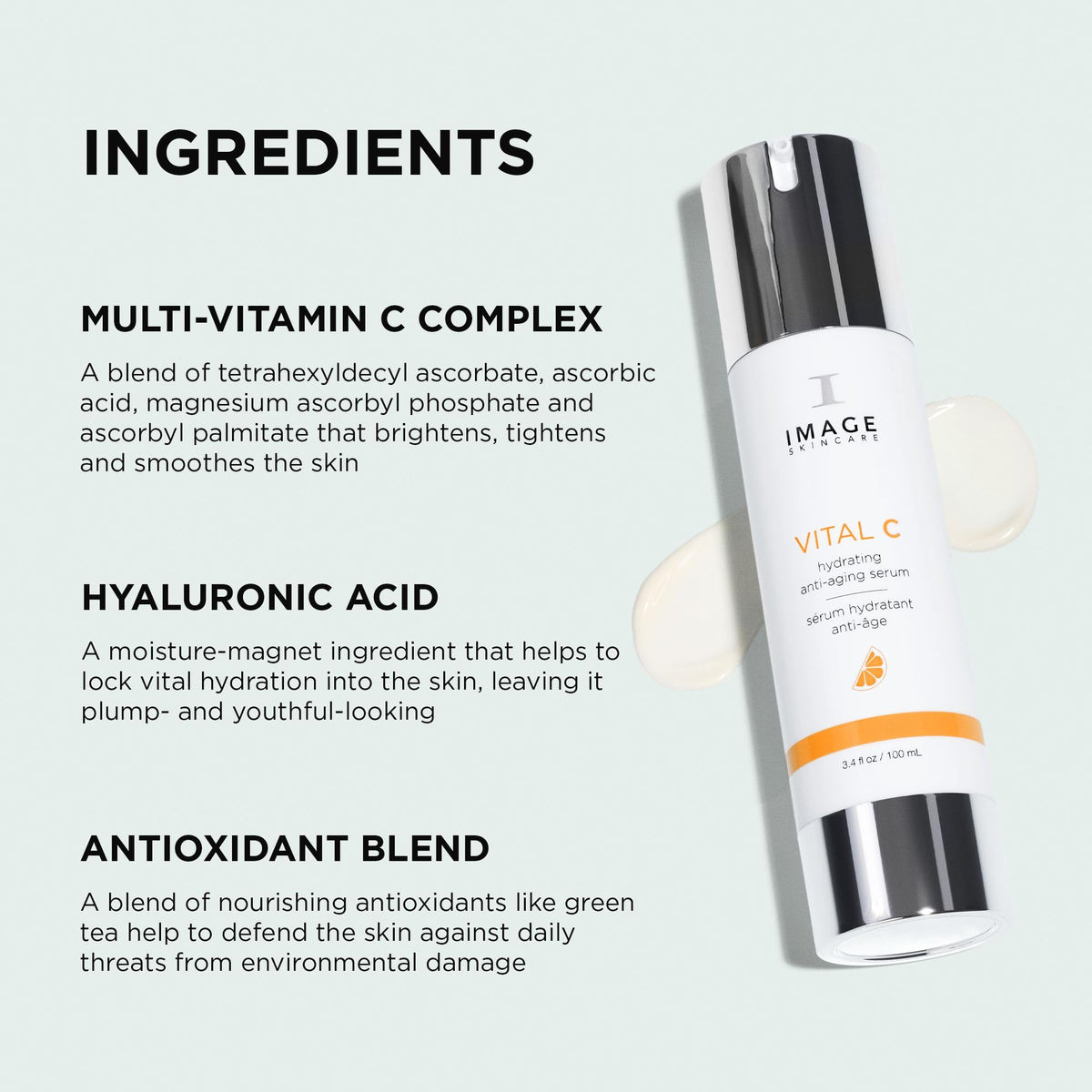 IMAGE Skincare VITAL C pump dispensing serum for precise control