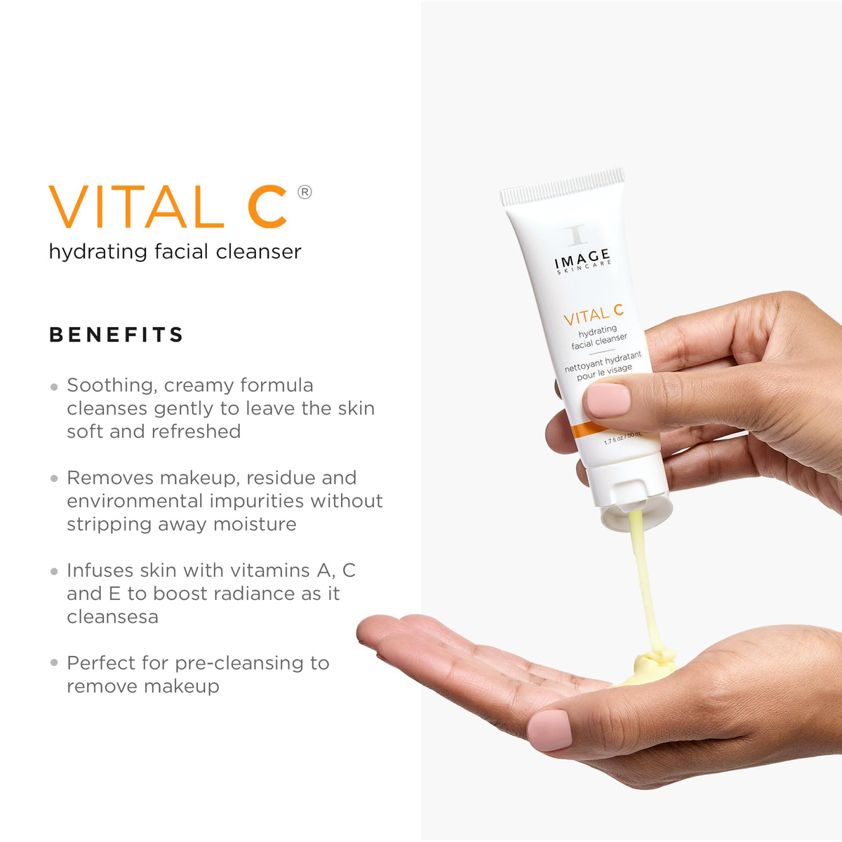 IMAGE Skincare serum being dispensed illustrating lightweight hydration