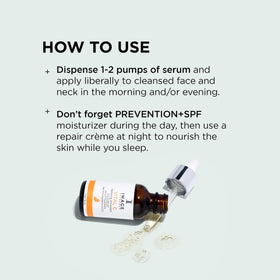IMAGE Skincare hand applying serum demonstrating easy absorption benefit