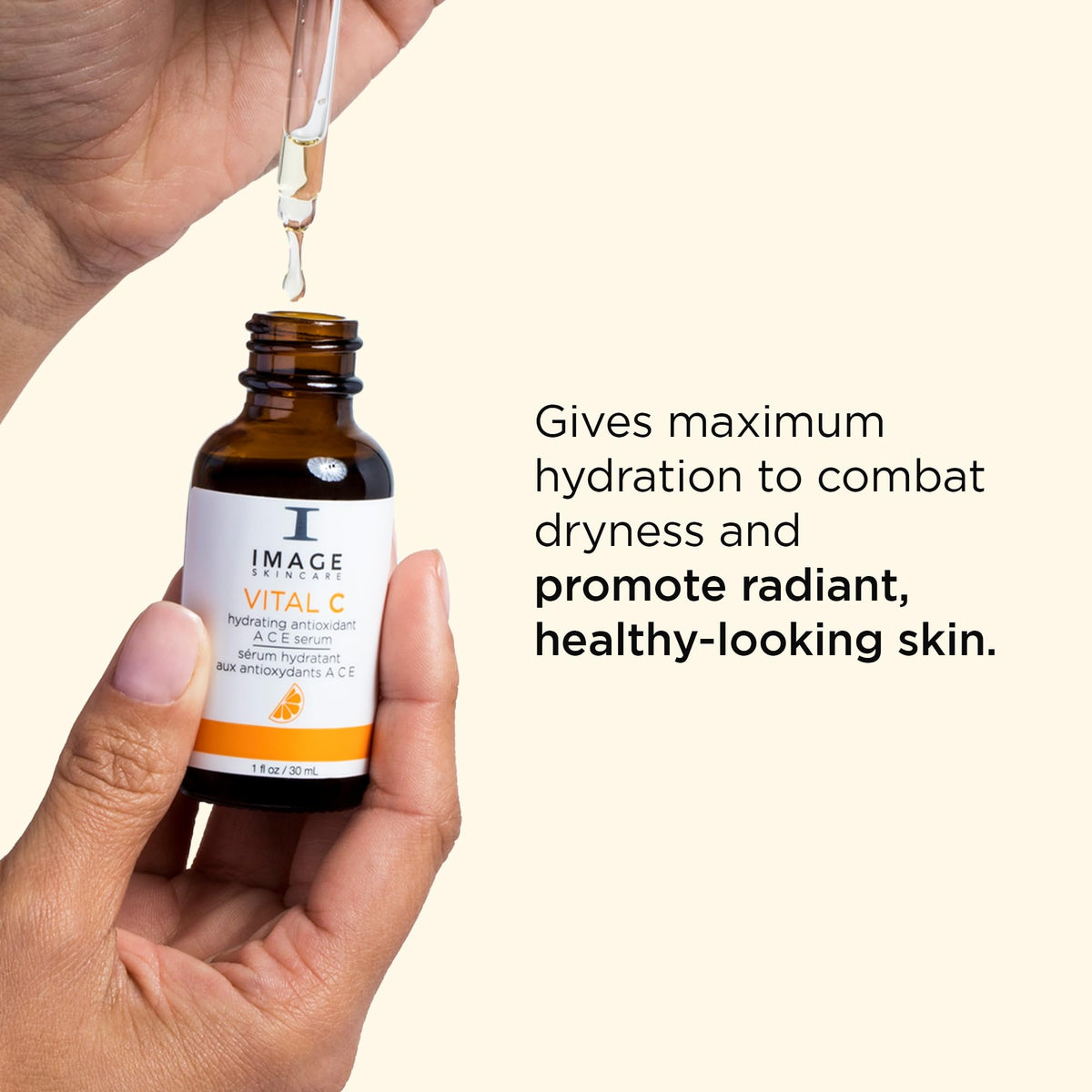 IMAGE Skincare ingredients label view showing key vitamins and antioxidant benefit