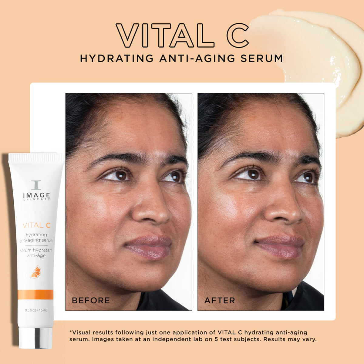 IMAGE Skincare serum texture close-up highlighting lightweight hydrating finish