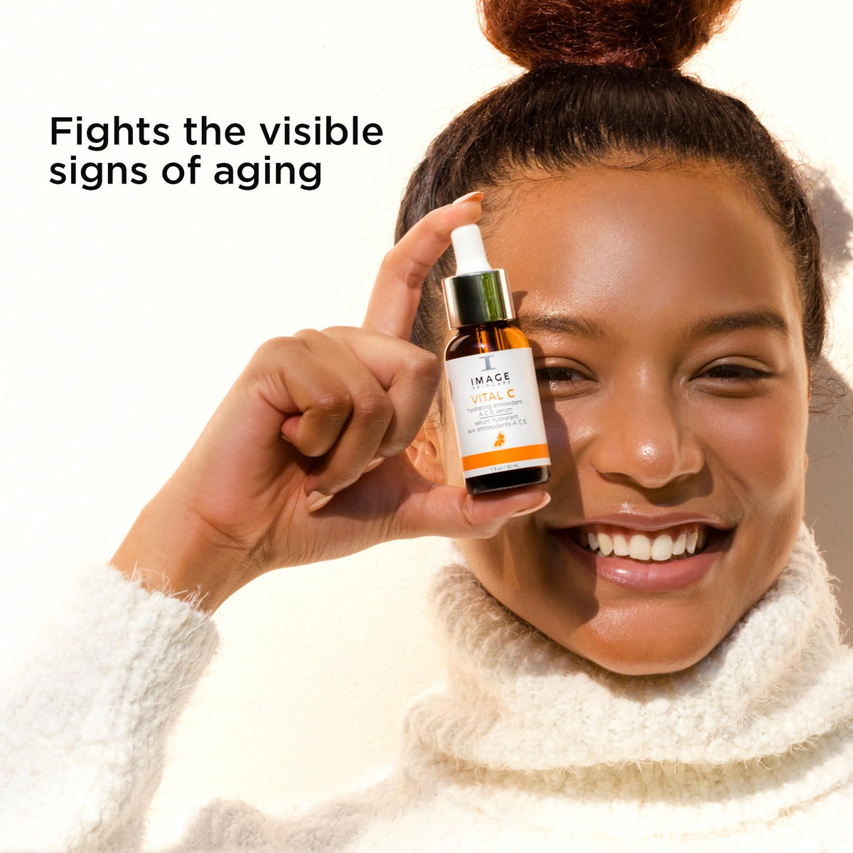 IMAGE Skincare close-up of serum texture showing lightweight, hydrating finish