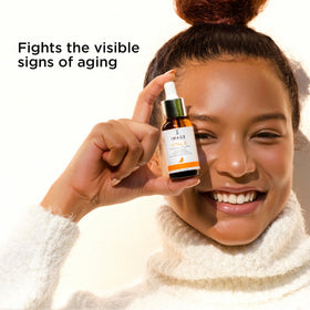 IMAGE Skincare close-up of serum texture showing lightweight, hydrating finish