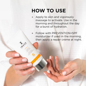 IMAGE Skincare next to common objects to show 2 fl oz size and portability