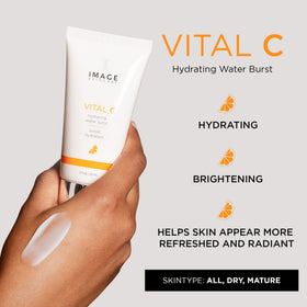 IMAGE Skincare close-up of gel texture highlighting lightweight hydration