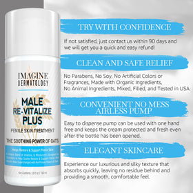 Imagine Dermatology ingredient label closeup showing oats and clean ingredient benefits