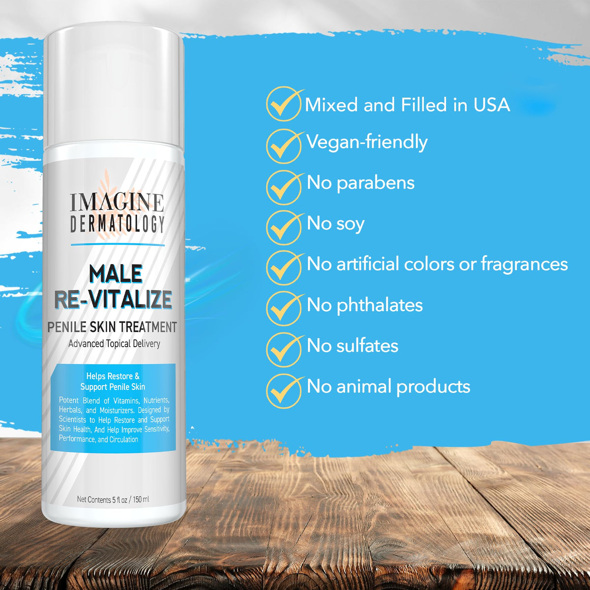 Imagine Dermatology tube on bathroom counter suggesting daily routine benefit