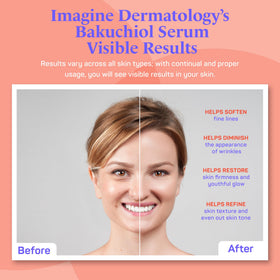 Imagine Dermatology serum dispensed on fingertip showing easy pickup and controlled dose benefit