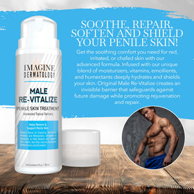 Imagine Dermatology 5 fl oz tube beside everyday objects for scale and value