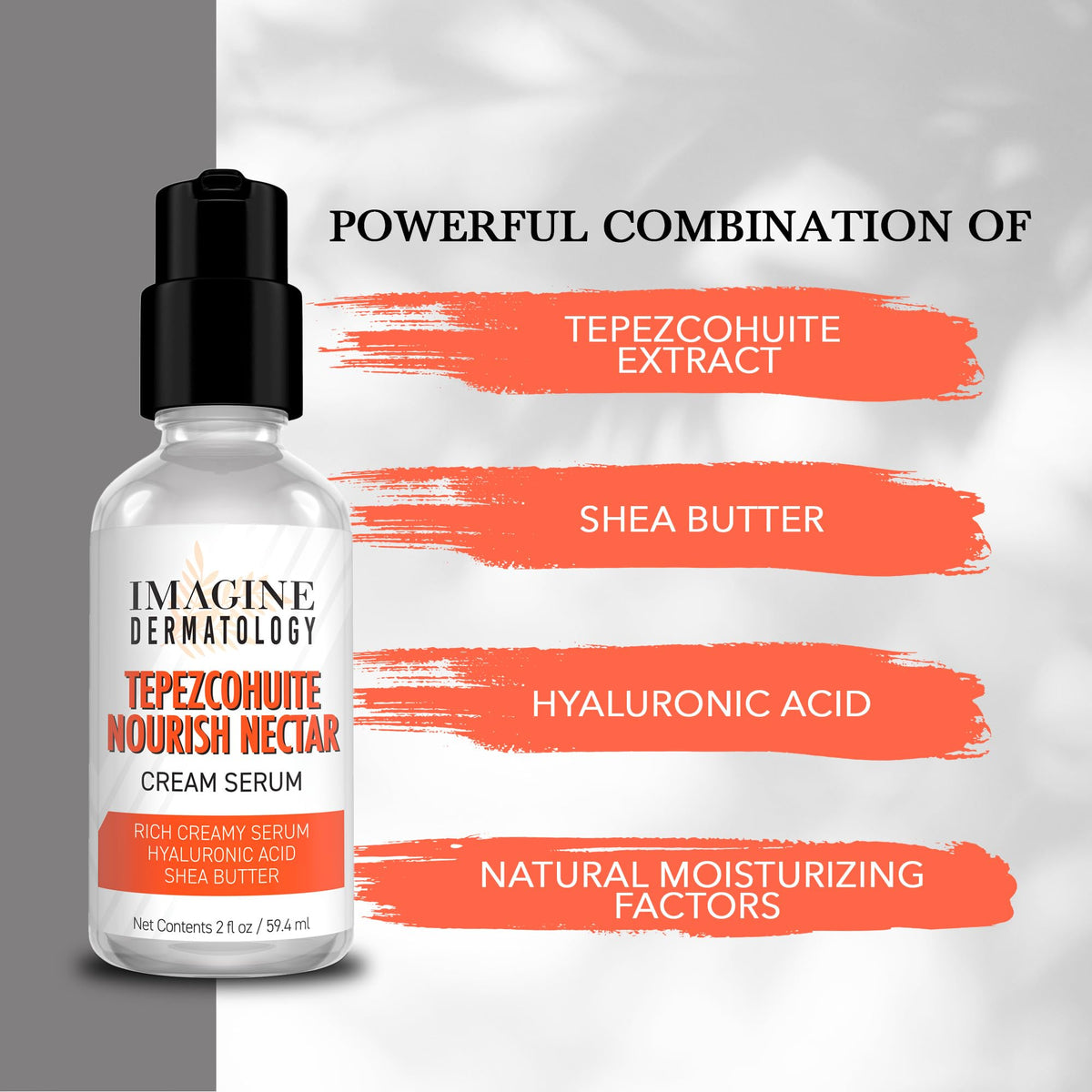 Imagine Dermatology application on hand demonstrating easy spread and quick absorb benefit