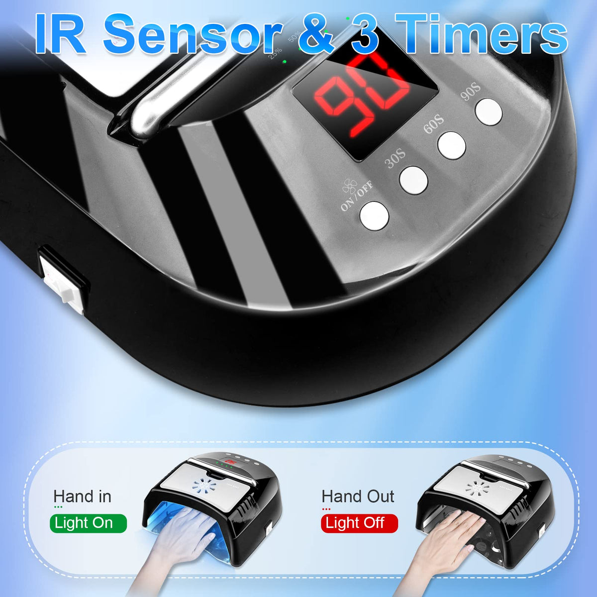 IMENE detailed side view of portable handle offering easy transport and quick setup benefit
