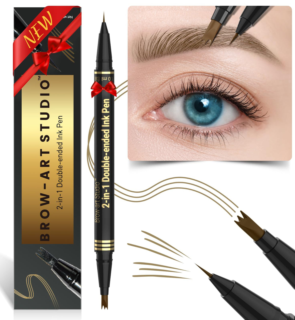 iMethod front packaging of brow pencil showing compact travel-ready design