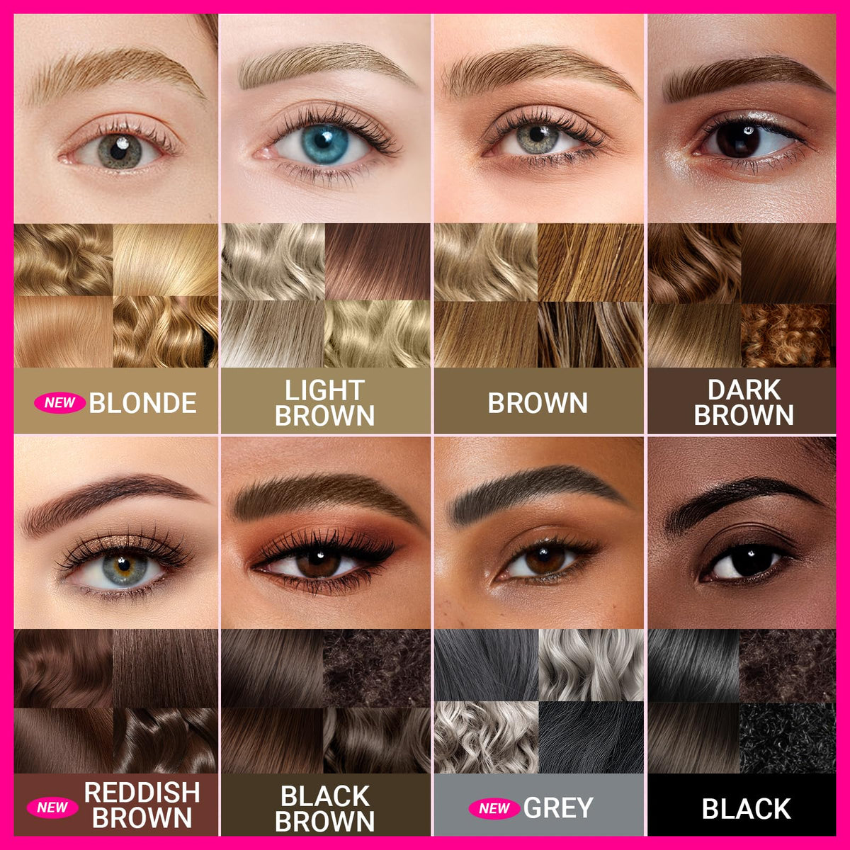iMethod application demo drawing fine strokes along brow for natural definition