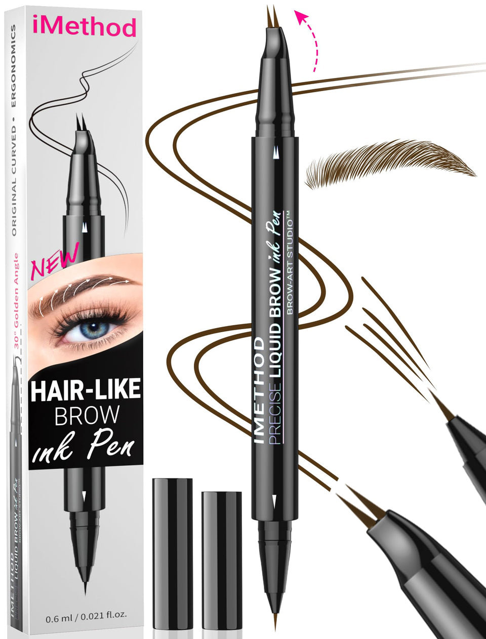 iMethod front packaging showing dual-ended pen and shade information for quick selection