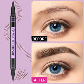 iMethod close-up of four-fork tip creating precise hair-like strokes