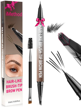 iMethod eyebrow pen front packaging showing product and benefits