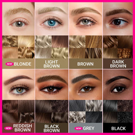 iMethod dark brown and brown shade swatches for shade match