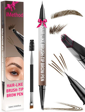 iMethod on a vanity with brush and mirror showing everyday grooming convenience