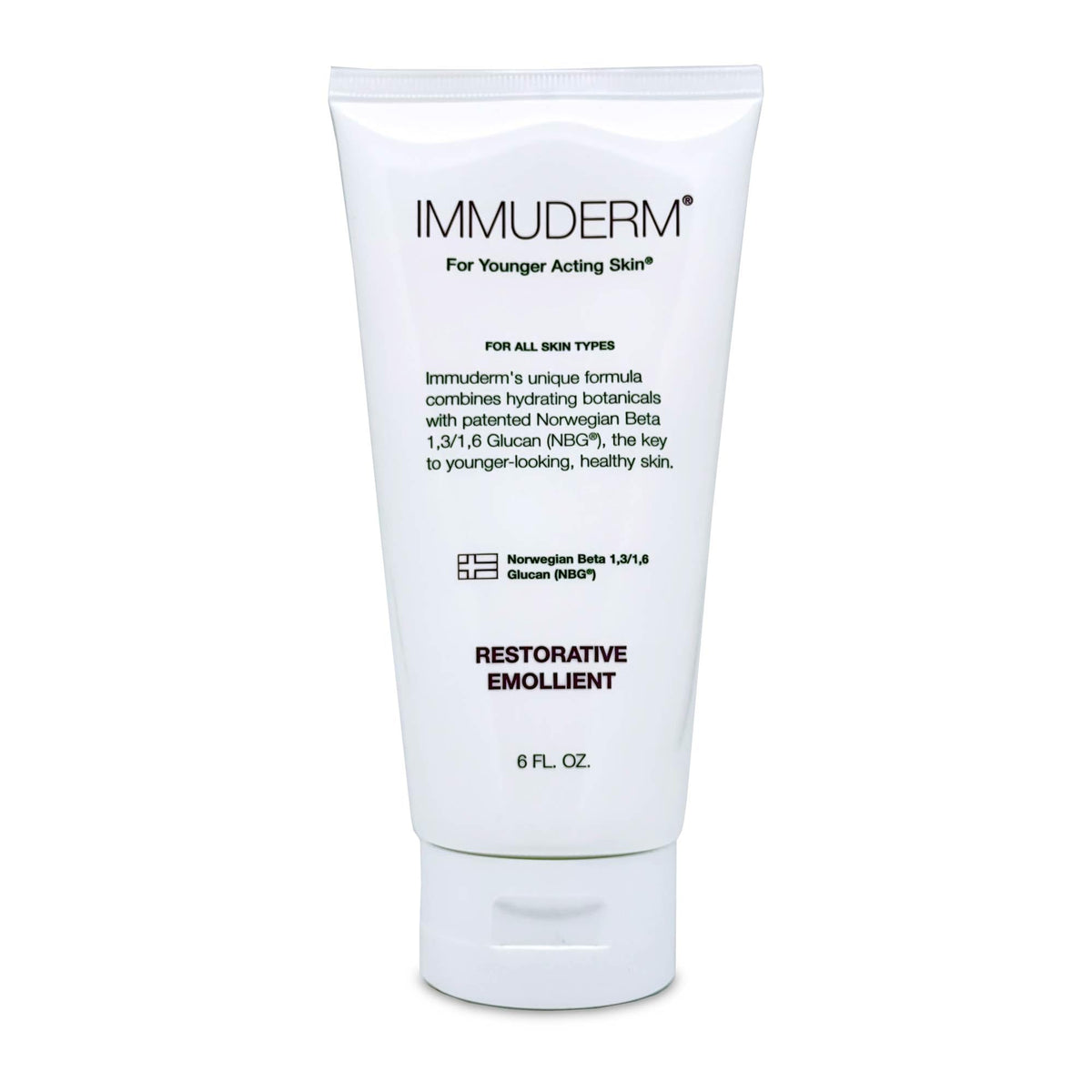 Immunocorp Immuderm front packaging showing clean moisturizer branding and size