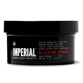 Imperial Barber Grade Products front jar showing packaging and strong hold