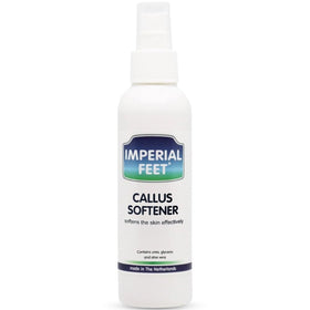 Imperial Feet front packaging showing product and benefits for smoother feet